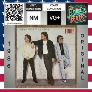 HUEY LEWIS And The News•Fore!•1986 US (#OV 41534)•Indianapolis Pressing